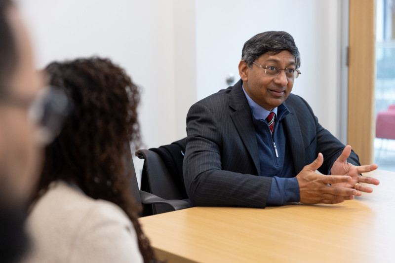 Bellamkonda visits the College of Engineering