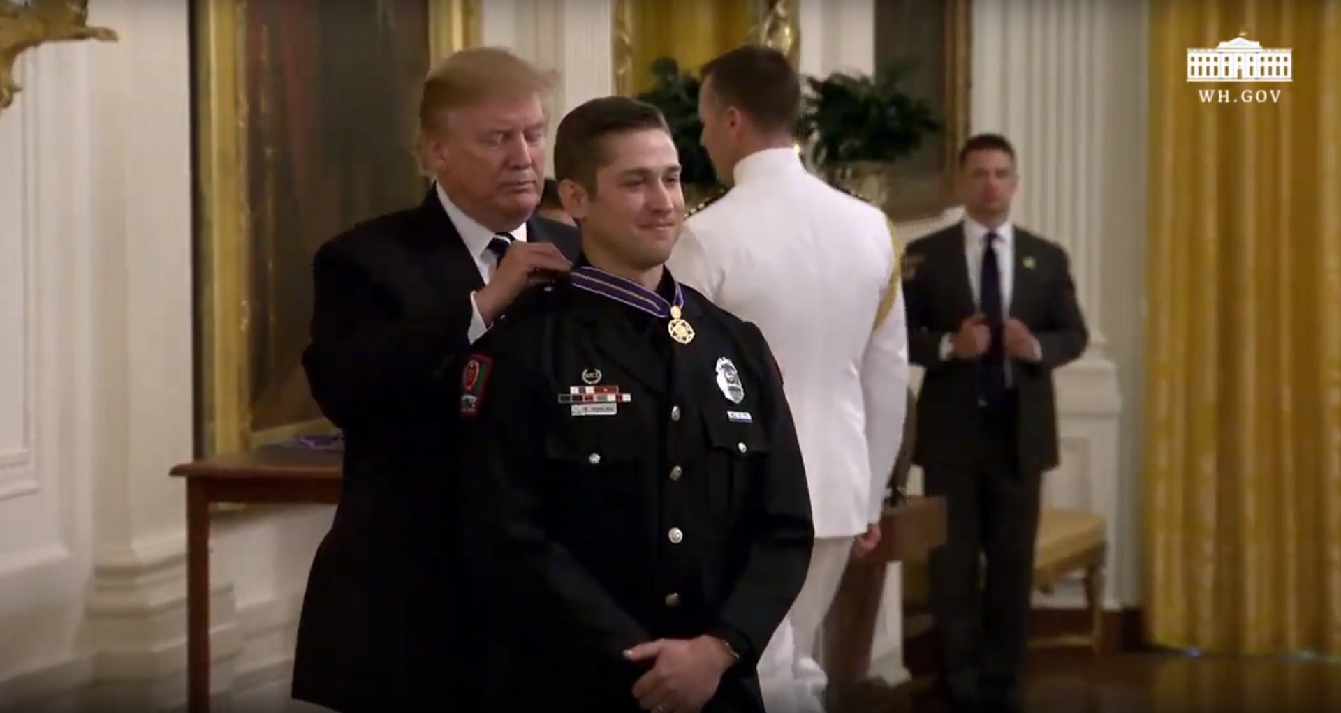 Ohio State police officer honored at White House ceremony