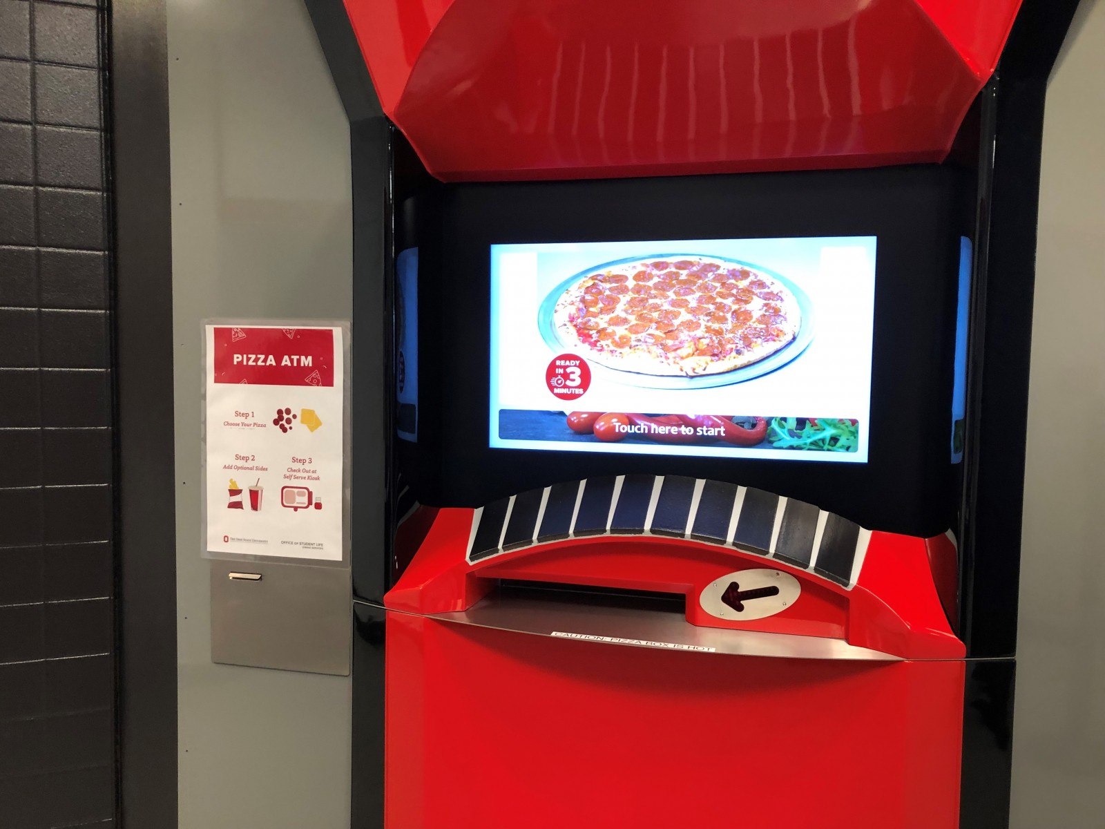 Pizza ATM open for business at Ohio State