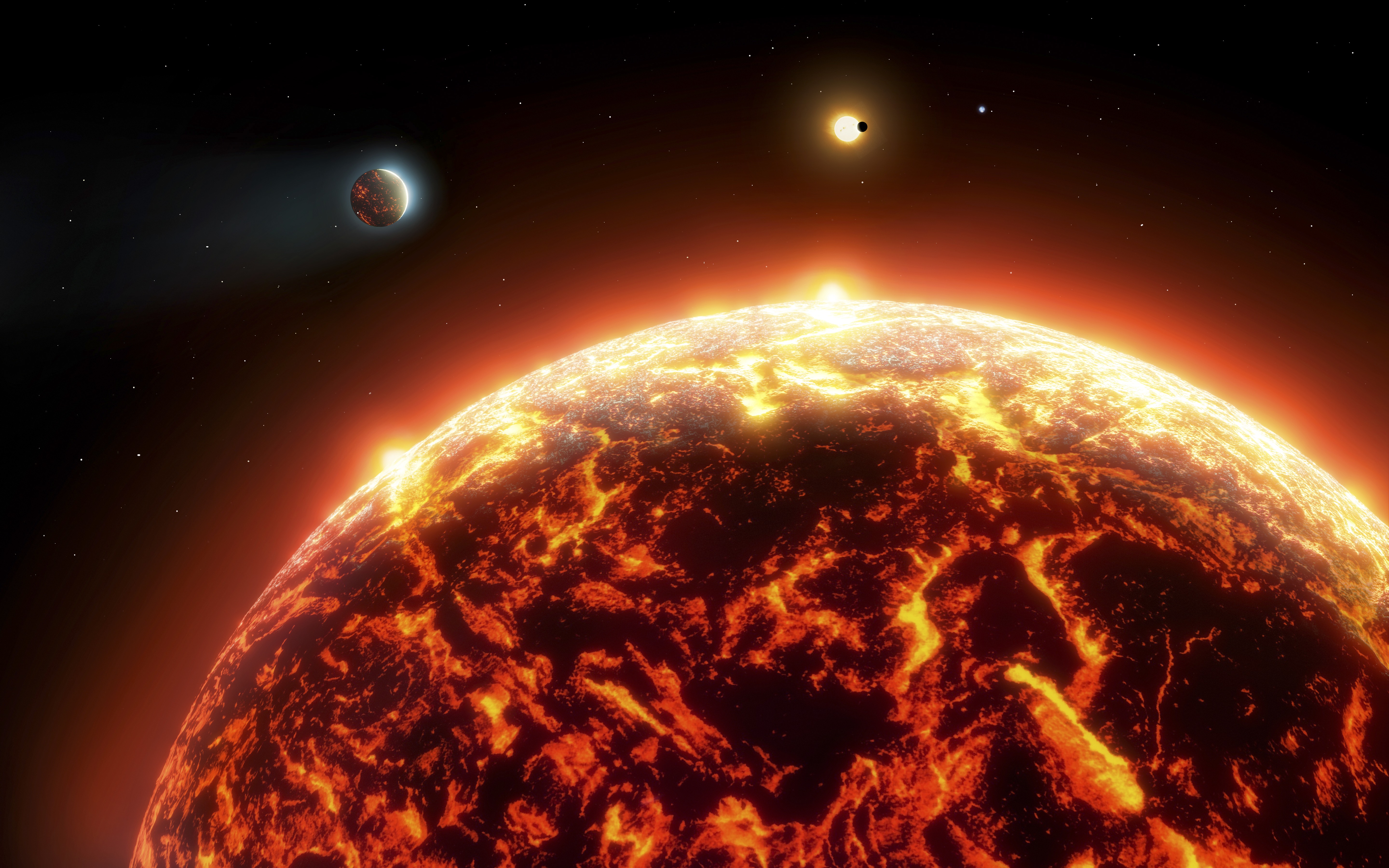 Study sheds new light on strange lava worlds