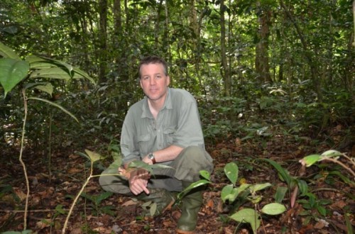 W. Scott McGraw in an Ivory Coast reserve.
