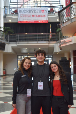 Serena-Jenna Rabi at BuckeyeThon with her family