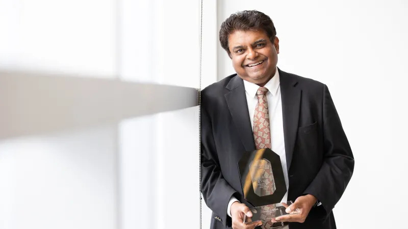 Sanjay Krishna was named the 2025 Innovator of the Year at Ohio State.
