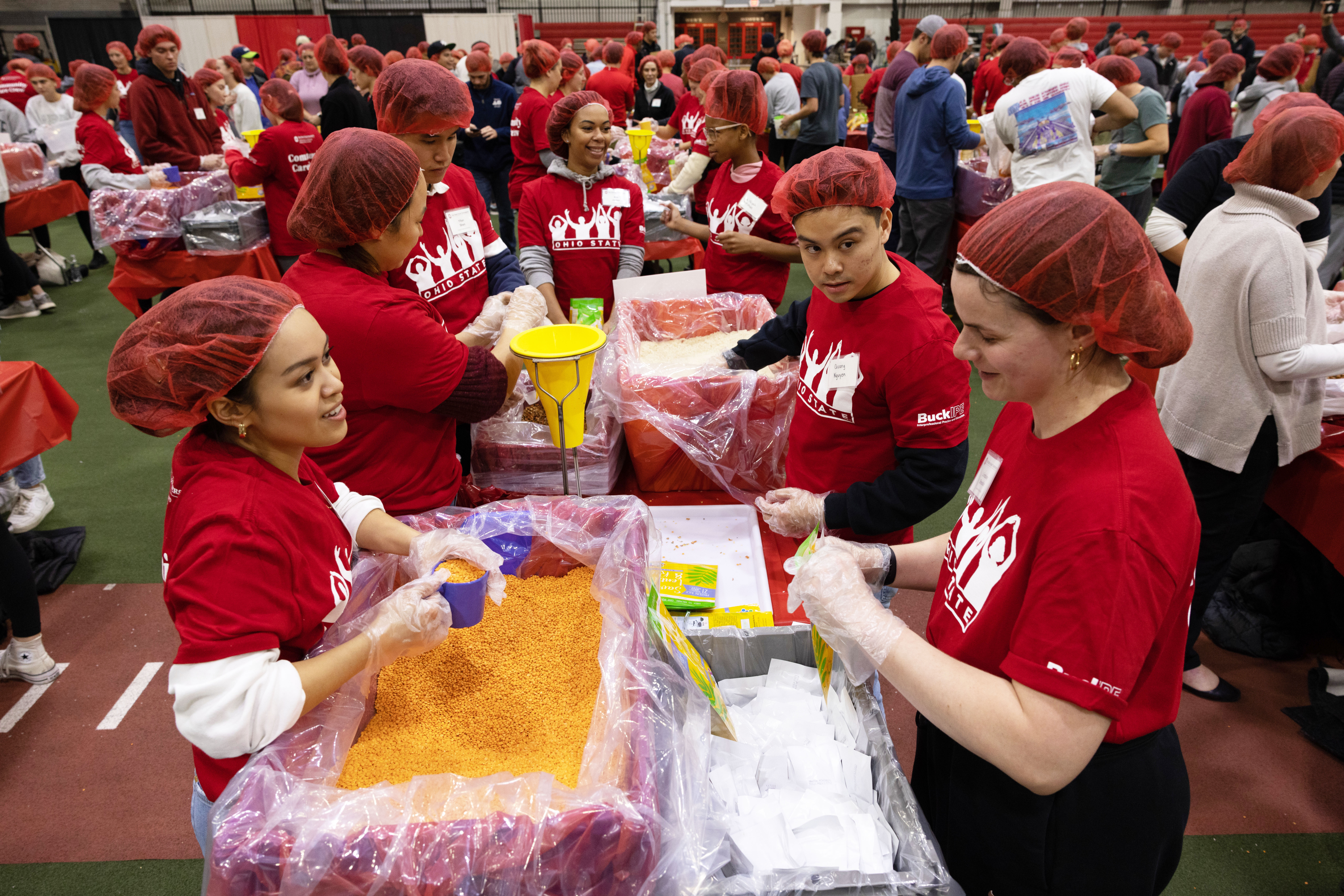 Food Repacking Event Summit brought Ohio State community together to reflect on Shared Values