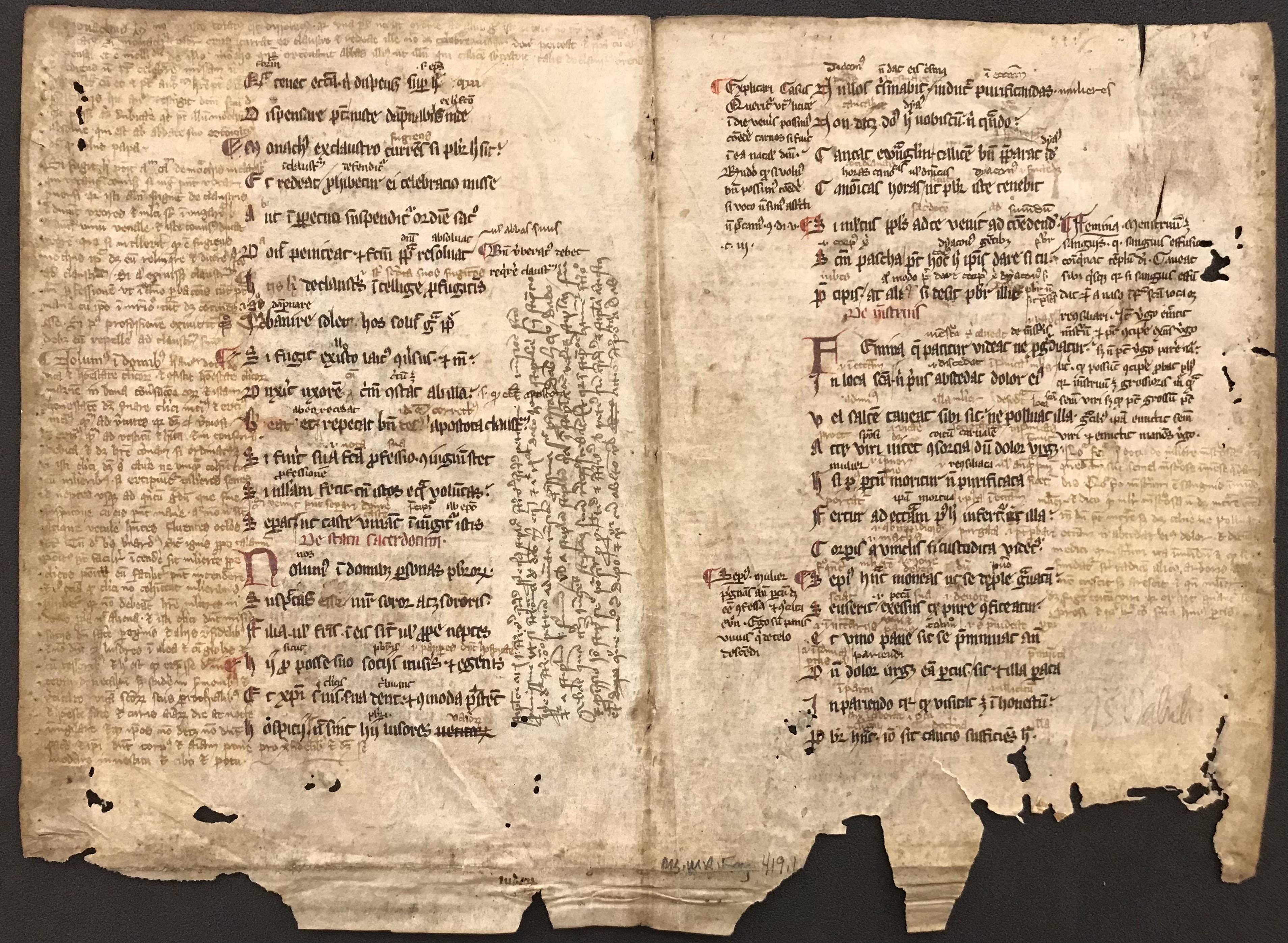 'Deathless Fragments' is on display in Thompson Library through August 6.