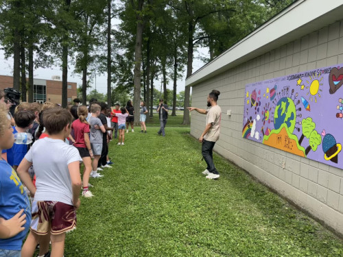 Erase the Space mural unveiled in Whitehall