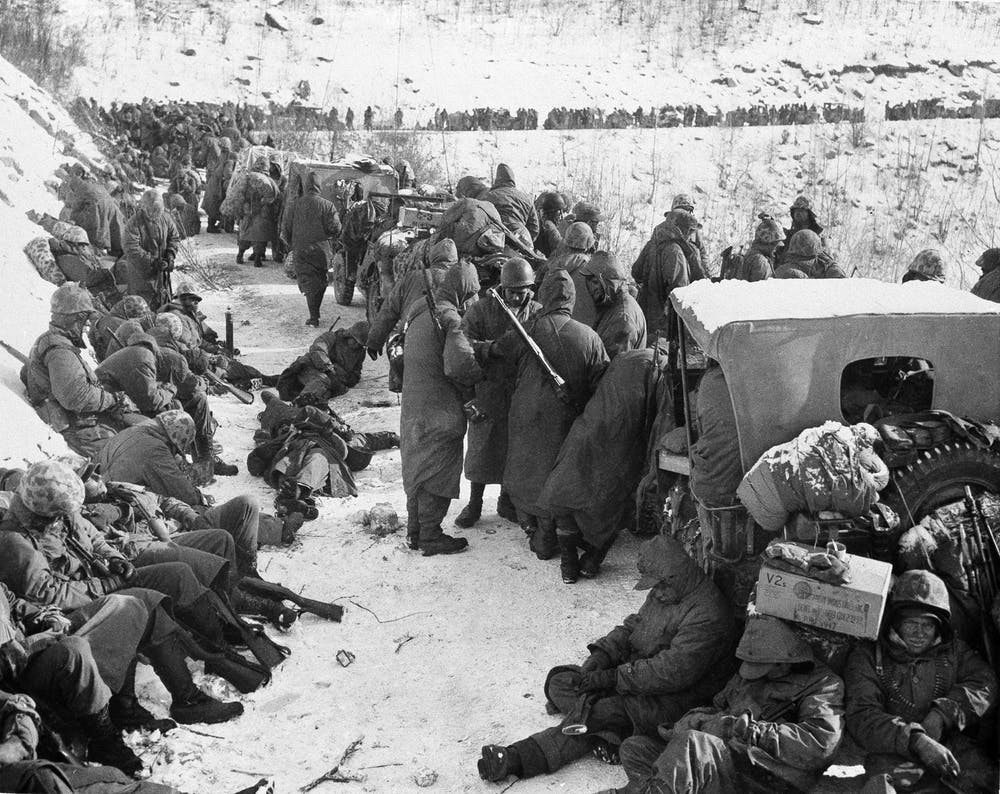 U.S. Marines in northern Korea