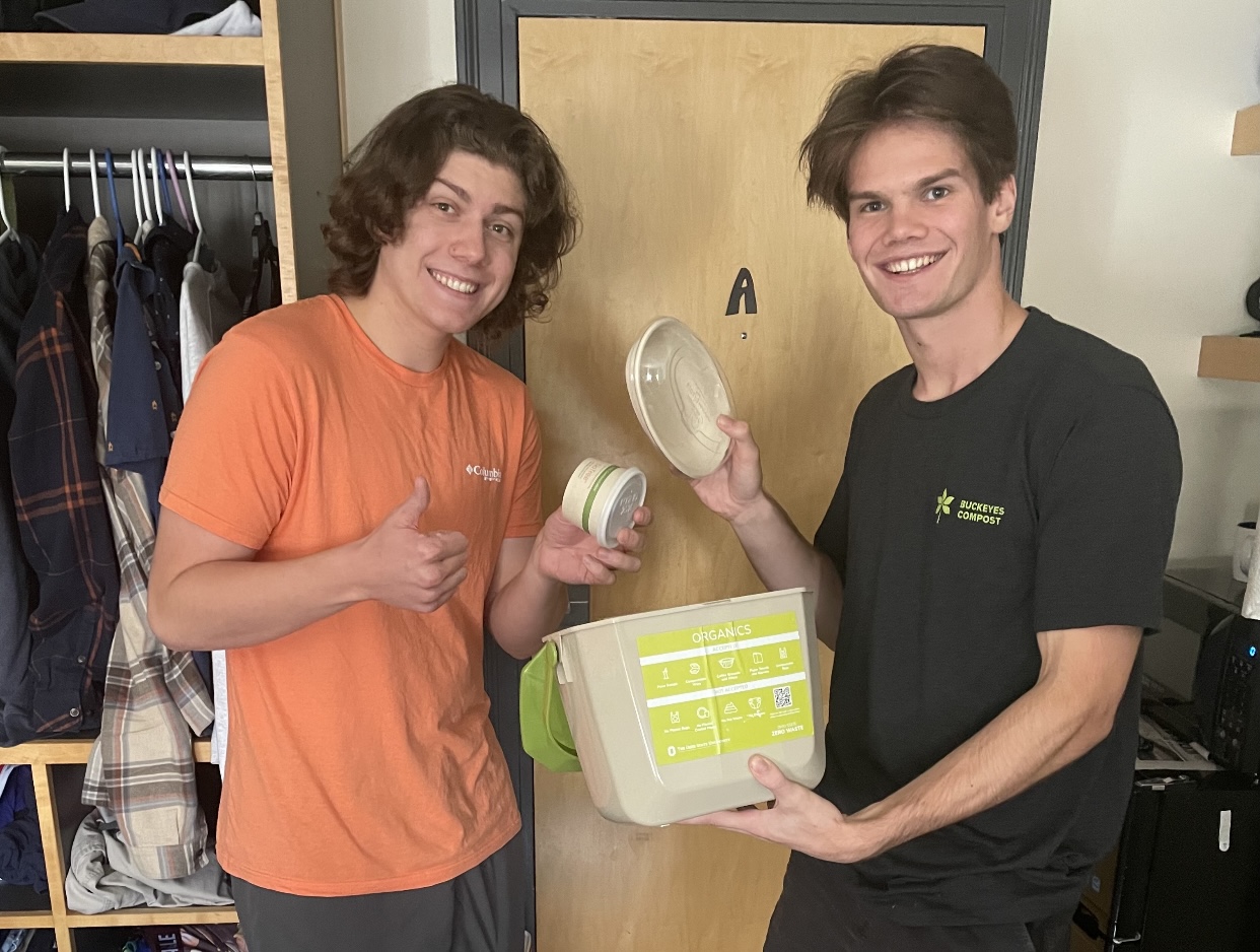 Composting program launches in Ohio State residence hall