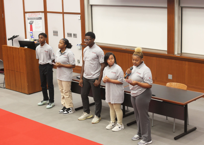 Students developed pitches to expand the My Brother’s Keeper Business Camp to a year-round program.