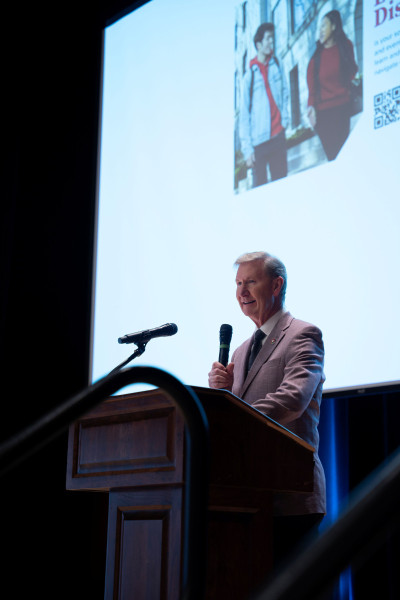 President Carter speaks at the Buckeye Day of Dialogue