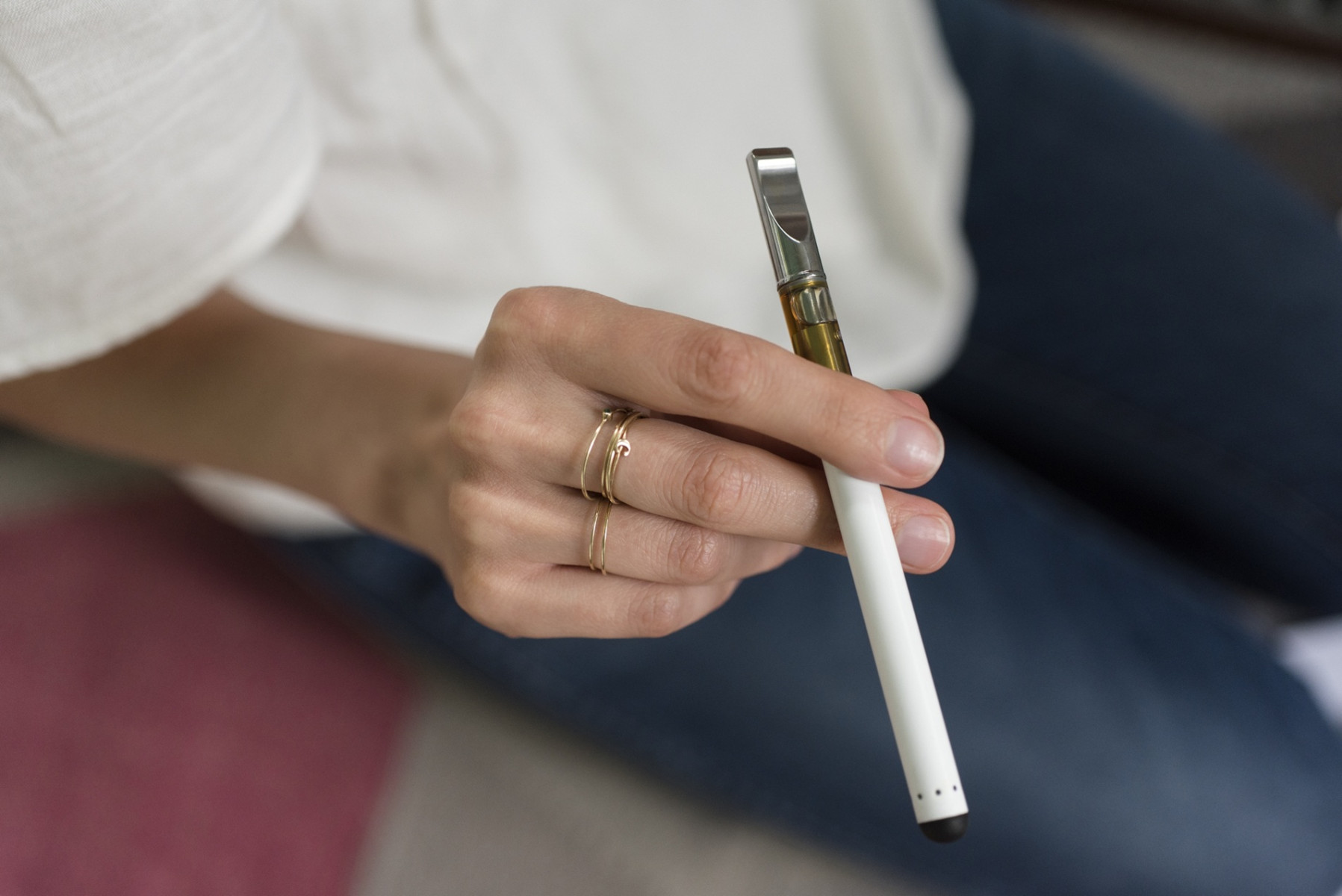 half tobacco half weed Almost half of young vapers are able to stop with quitline help