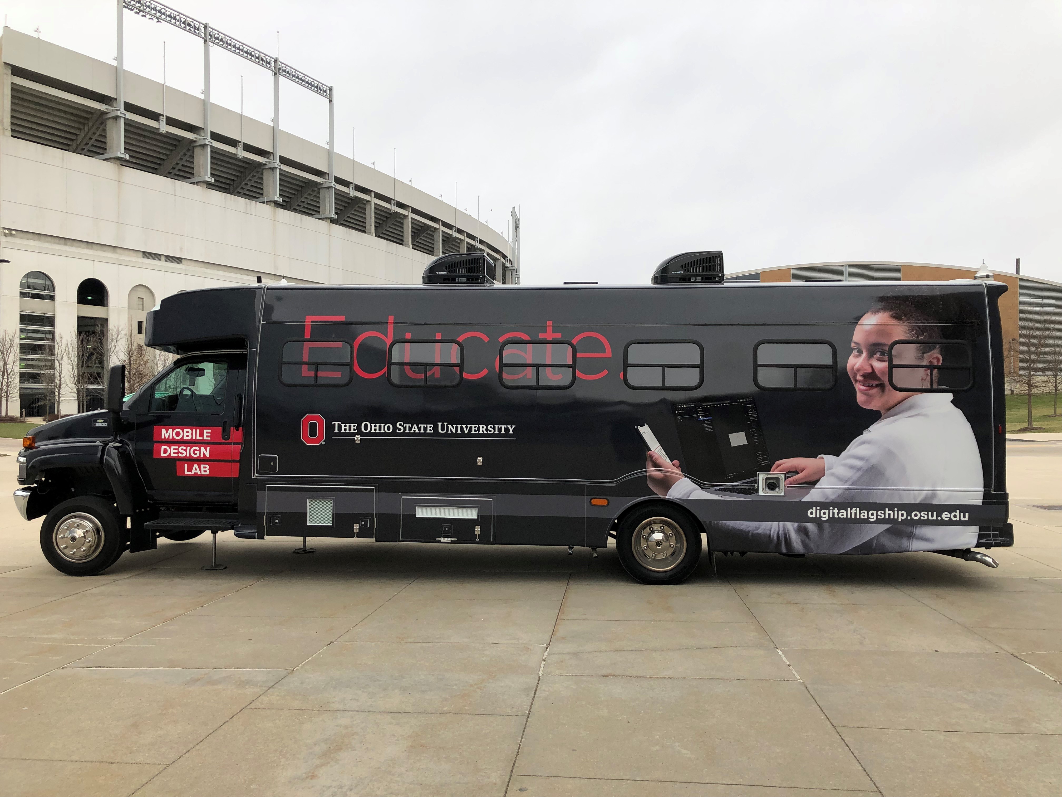 Ohio State’s Mobile Design Lab puts digital skills on the move