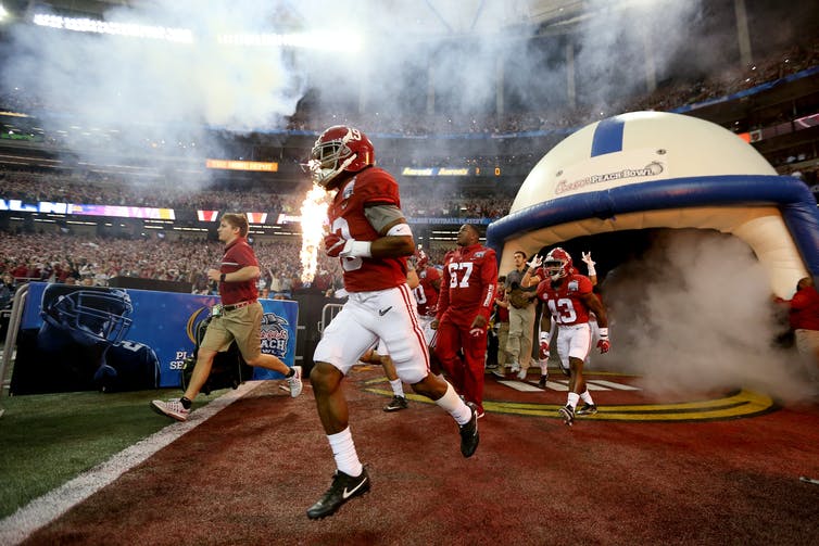 Teams like Alabama recruit top players.