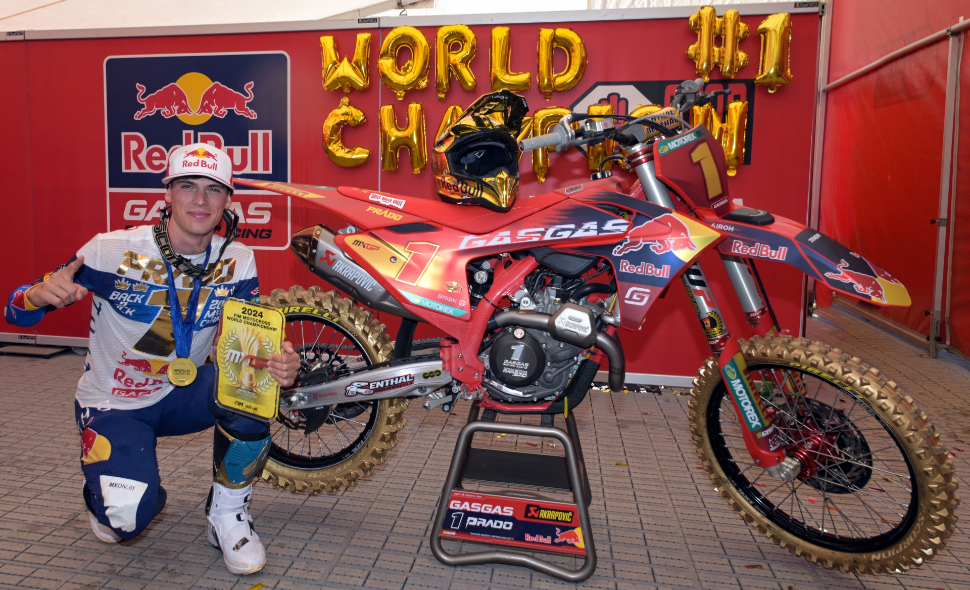 Pirelli wins its 82nd Motocross World Championship title with