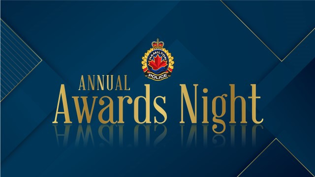 Hamilton Police Service Hosts Annual Awards Night