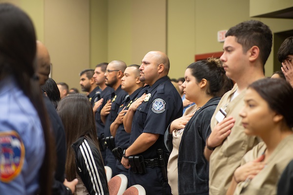 9-11 Remembrance Ceremony first responders