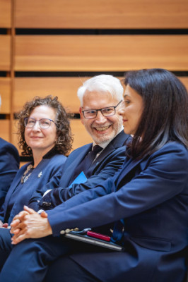 Canadian Ambassador to the Federal Republic of Germany, Vera Alexander,  Michael Lewis, CEO of Uniper,  Katherina Reiche, Federal Minister for Economic Affairs and Energy, Germany