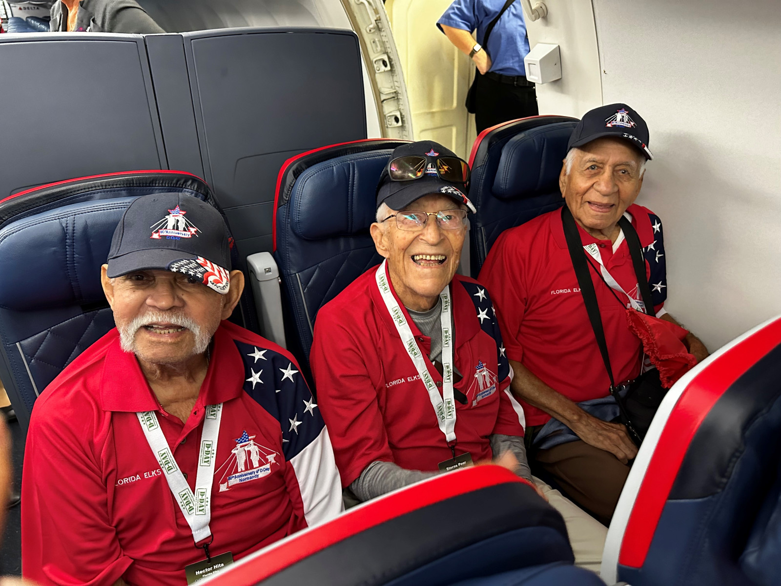 D-Day Veterans on flight