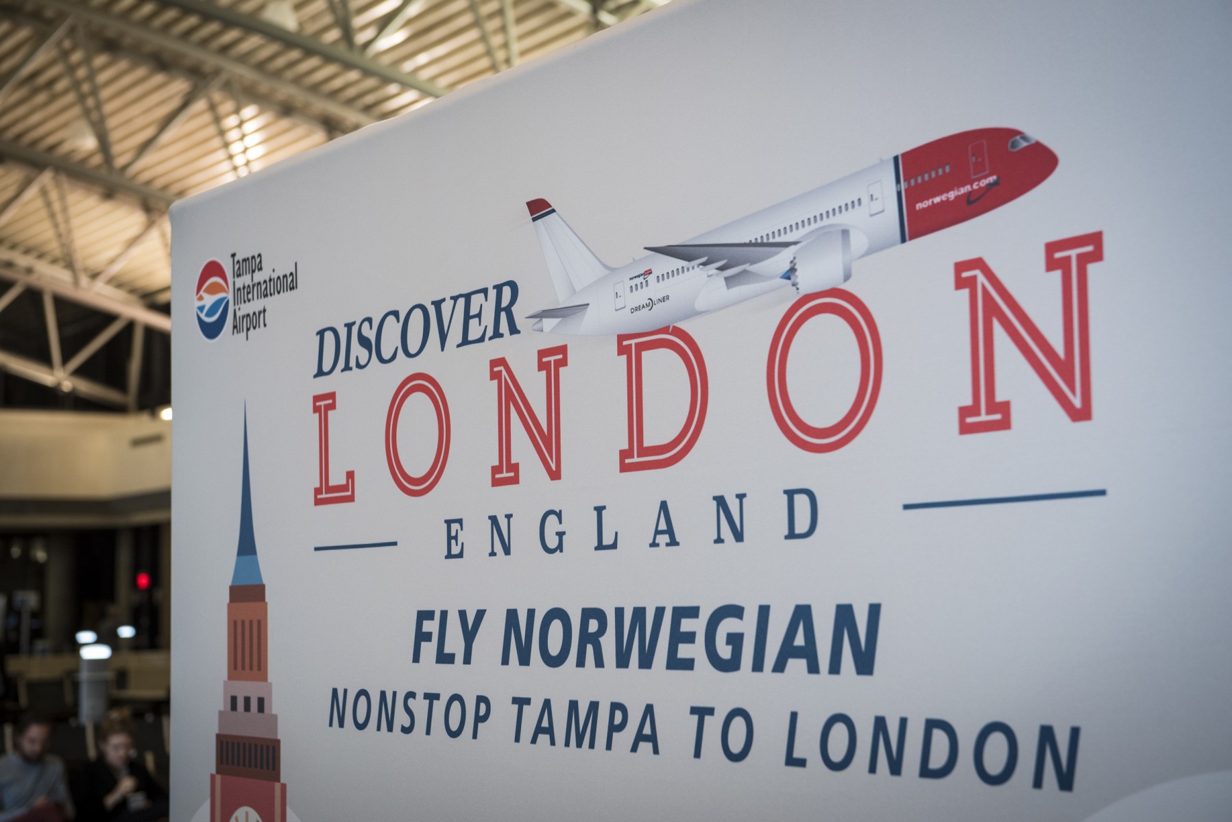 Norwegian Air to launch nonstop service to London Gatwick from TPA