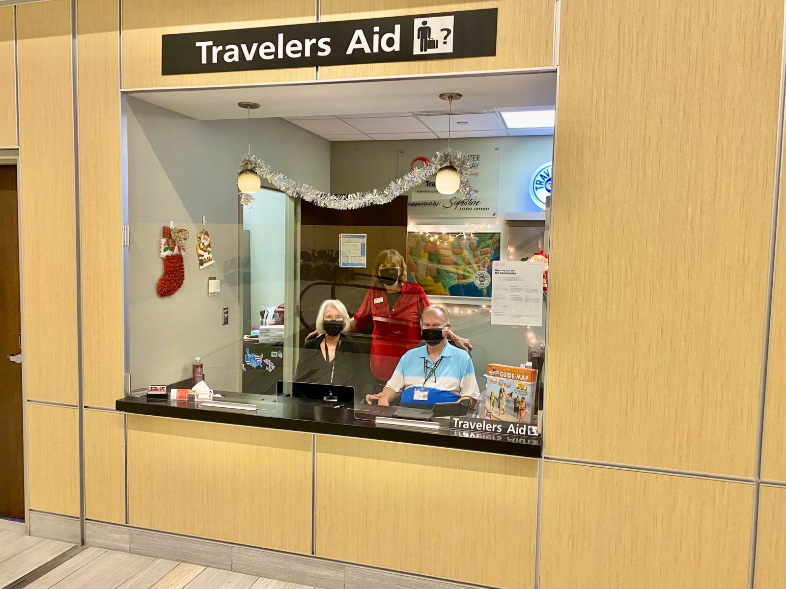 Travelers Aid Booth at TPA