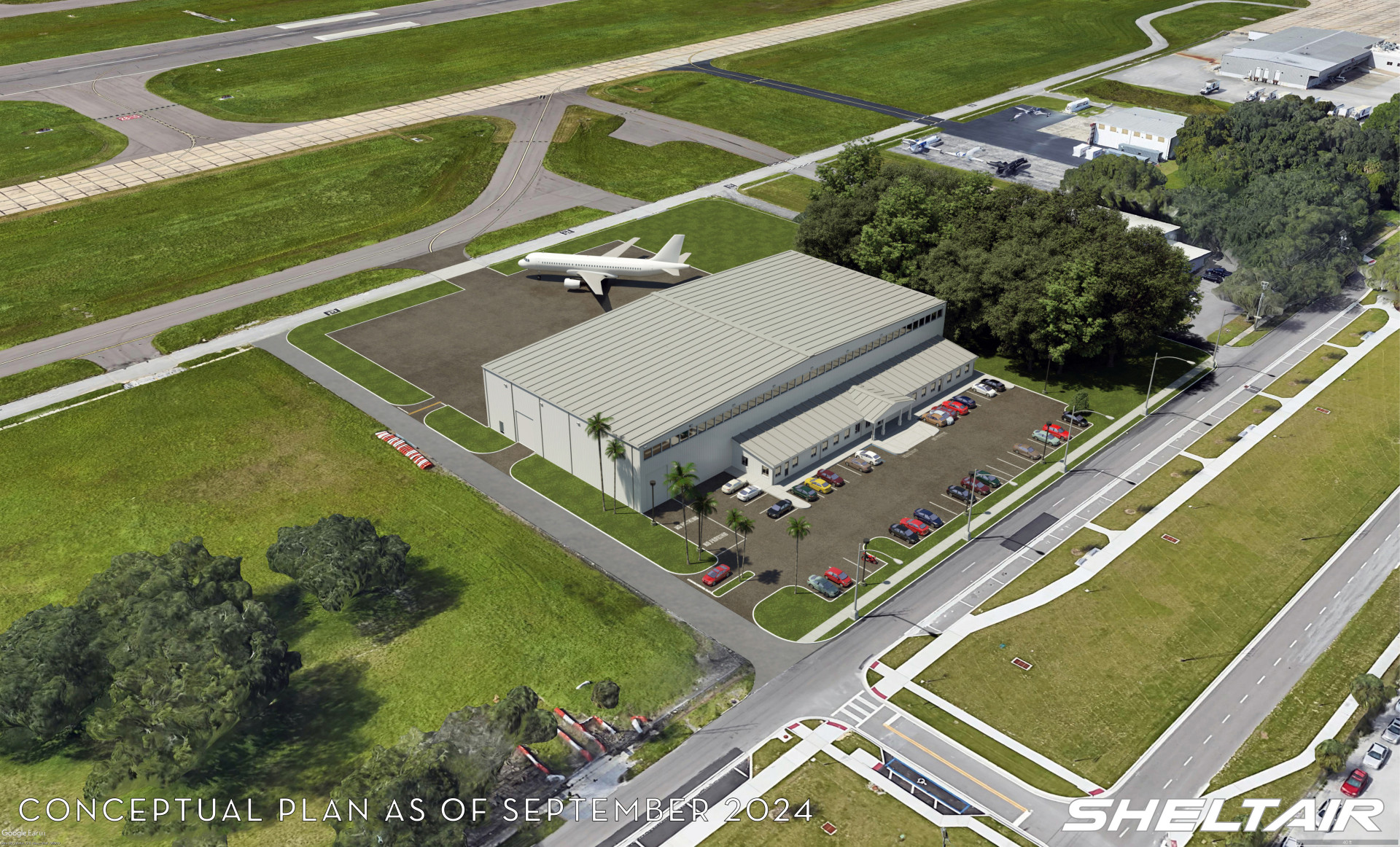 Sheltair Hangar 9 preliminary rendering 1v2