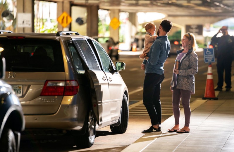 Family at Curbside