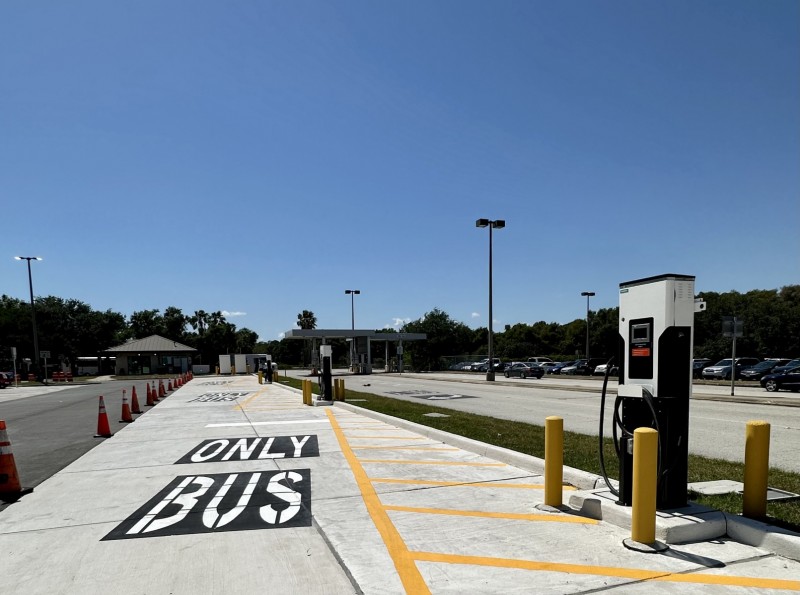 Electric employee bus 10