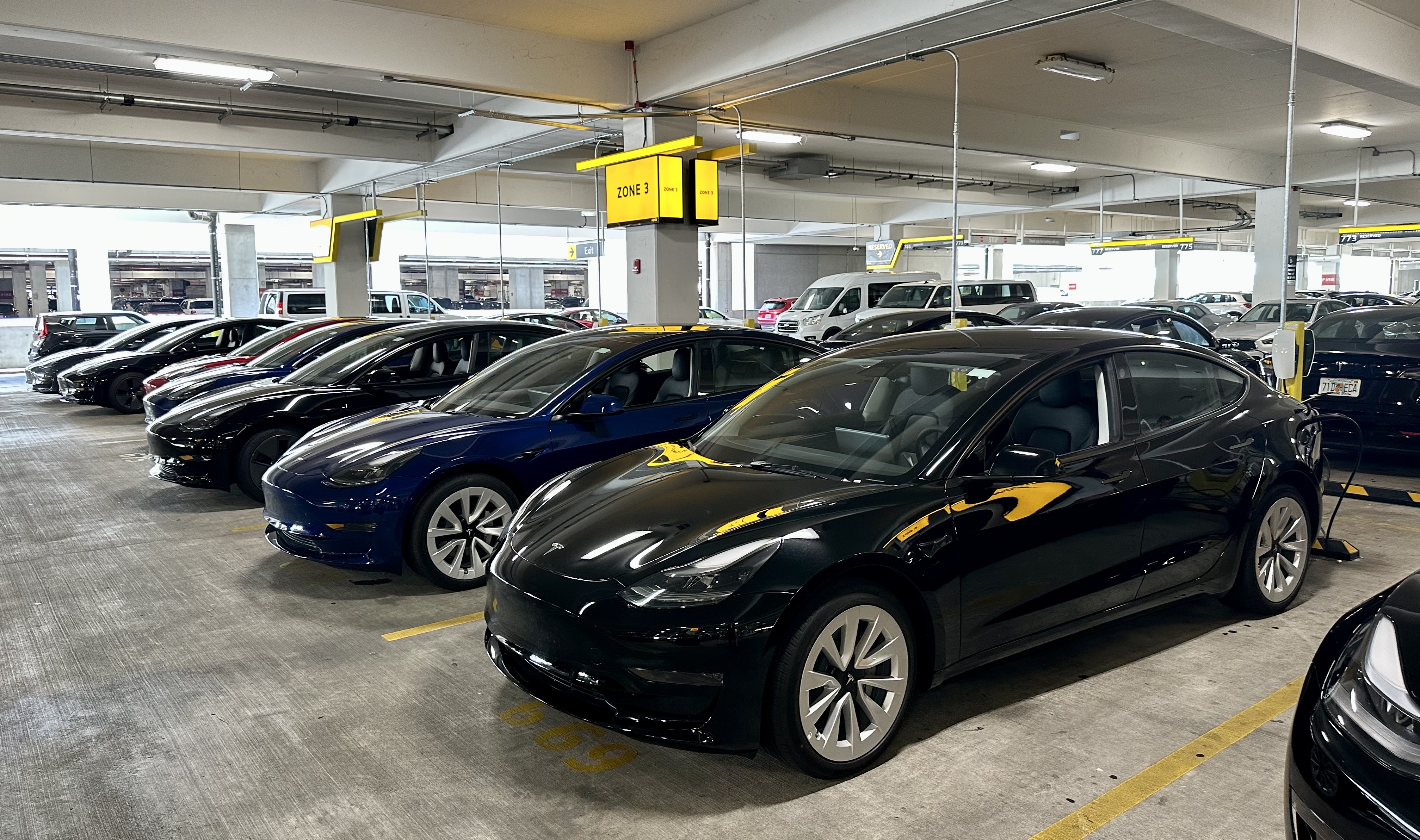Hertz installs electric vehicle charging stations at TPA Rental Car Center