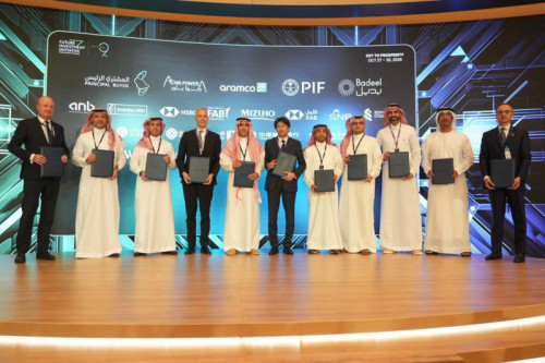 خلال مؤتمر مبادرة مستقبل الاستثمار المنعقد بنسخته التاسعة في الرياض: "أكوا باور" تبرم اتفاقيات بقيمة 10 مليار ات دولار أمريكي في مجال تمويل المشاريع...