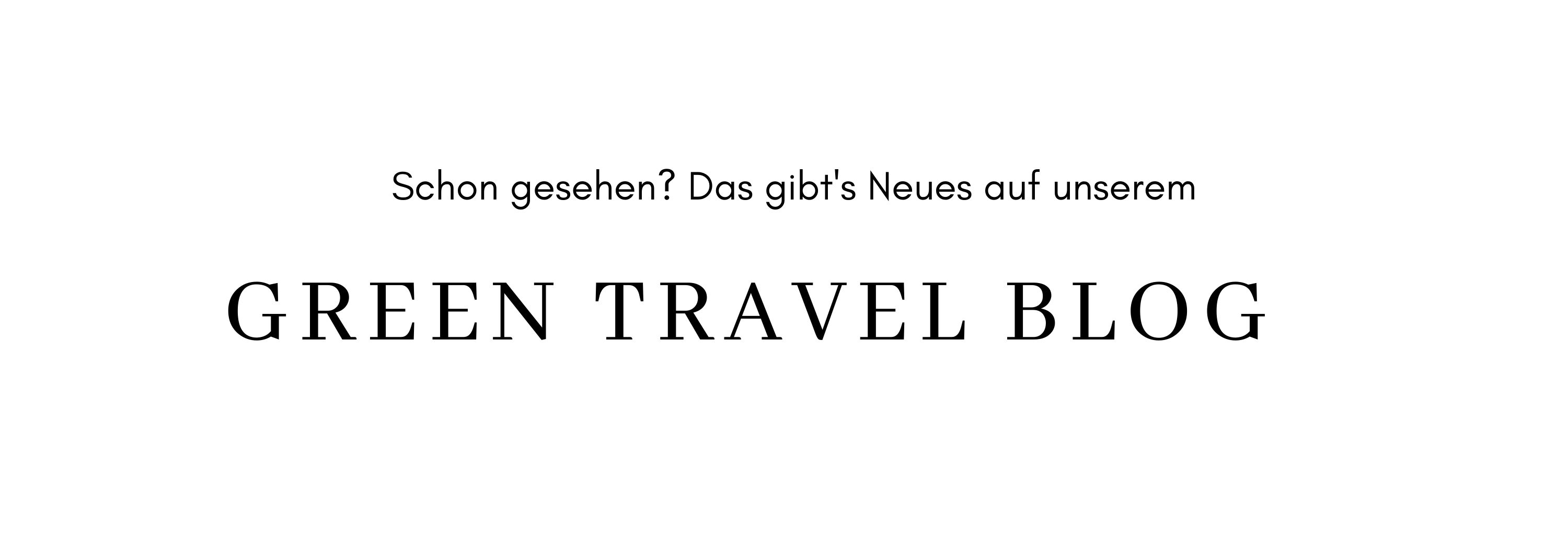 Green Travel Blog