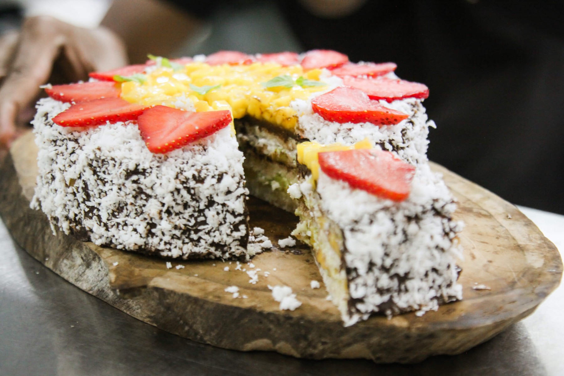 Vegan cake Gili Lankanfushi