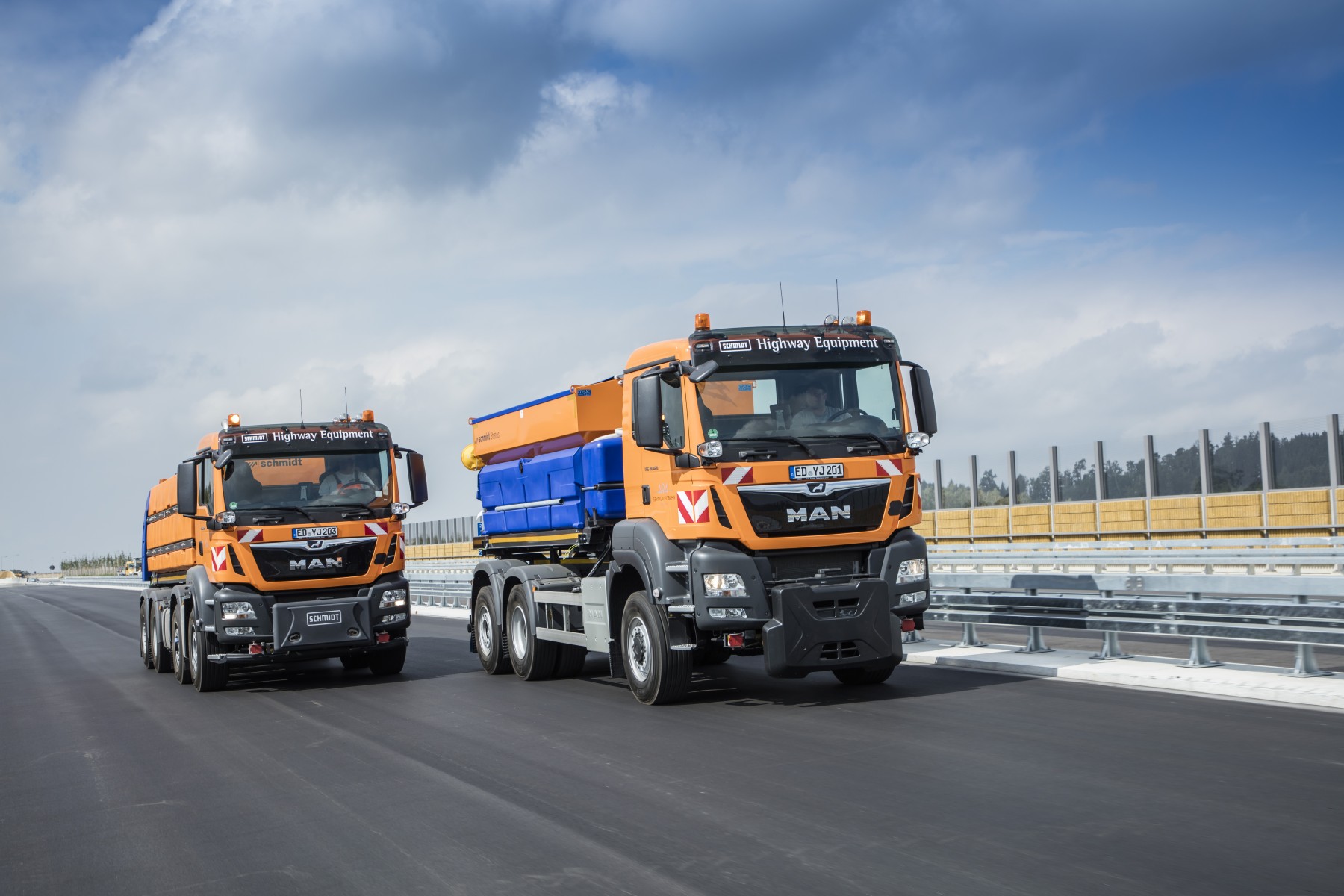 MAN-Flotte für neue Autobahnmeisterei A94