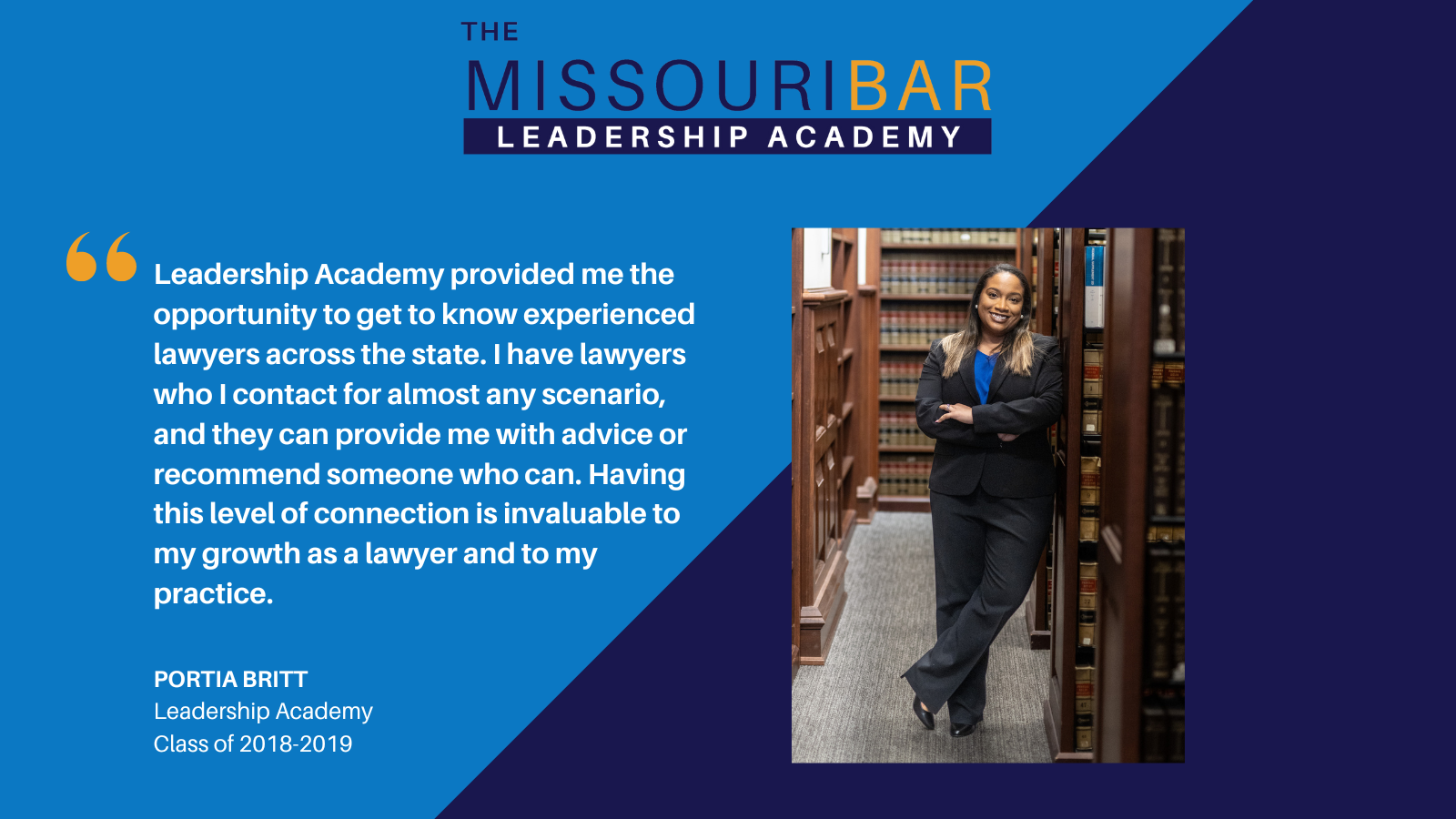 Leadership Academy helps spark Portia Britt&rsquo;s career growth 