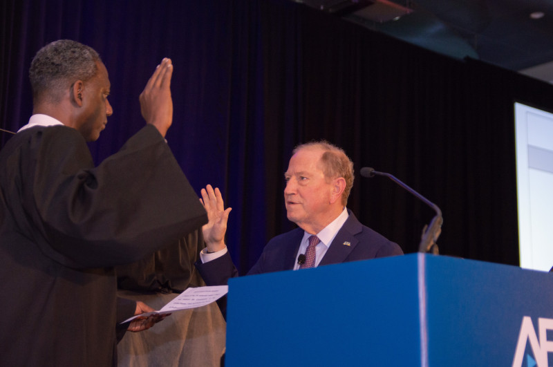 Bill Bay swearing in