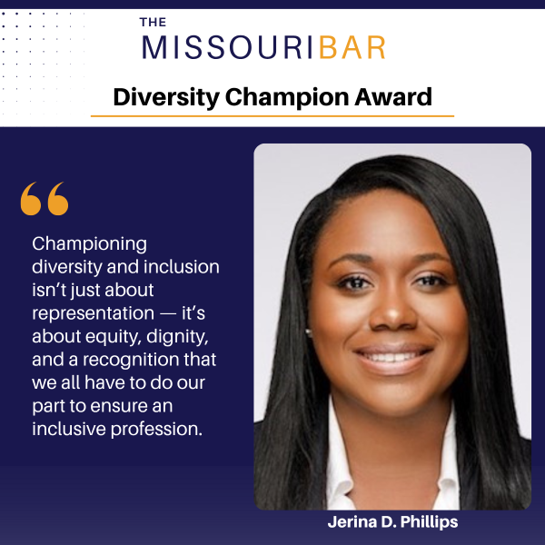 2025 Diversity Award - Jerina Phillips