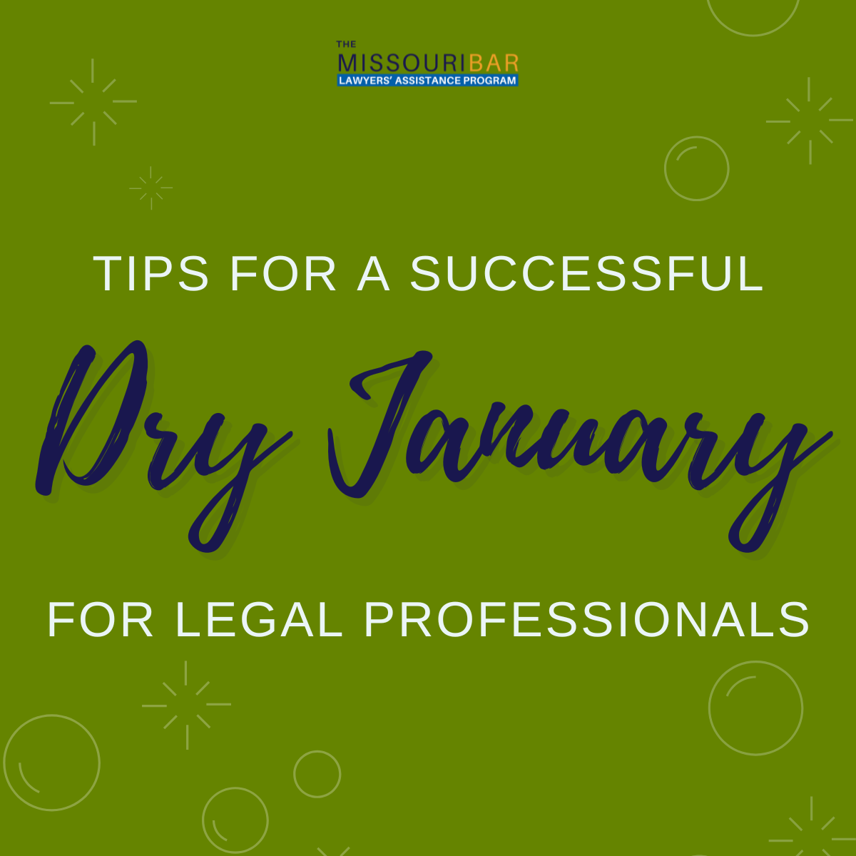 January Tips Tips for a successful Dry January