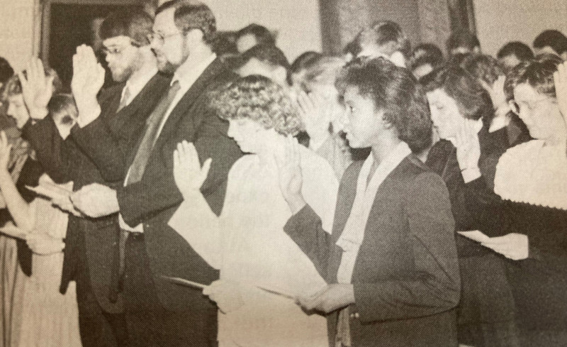 1987_Enrollment Ceremony