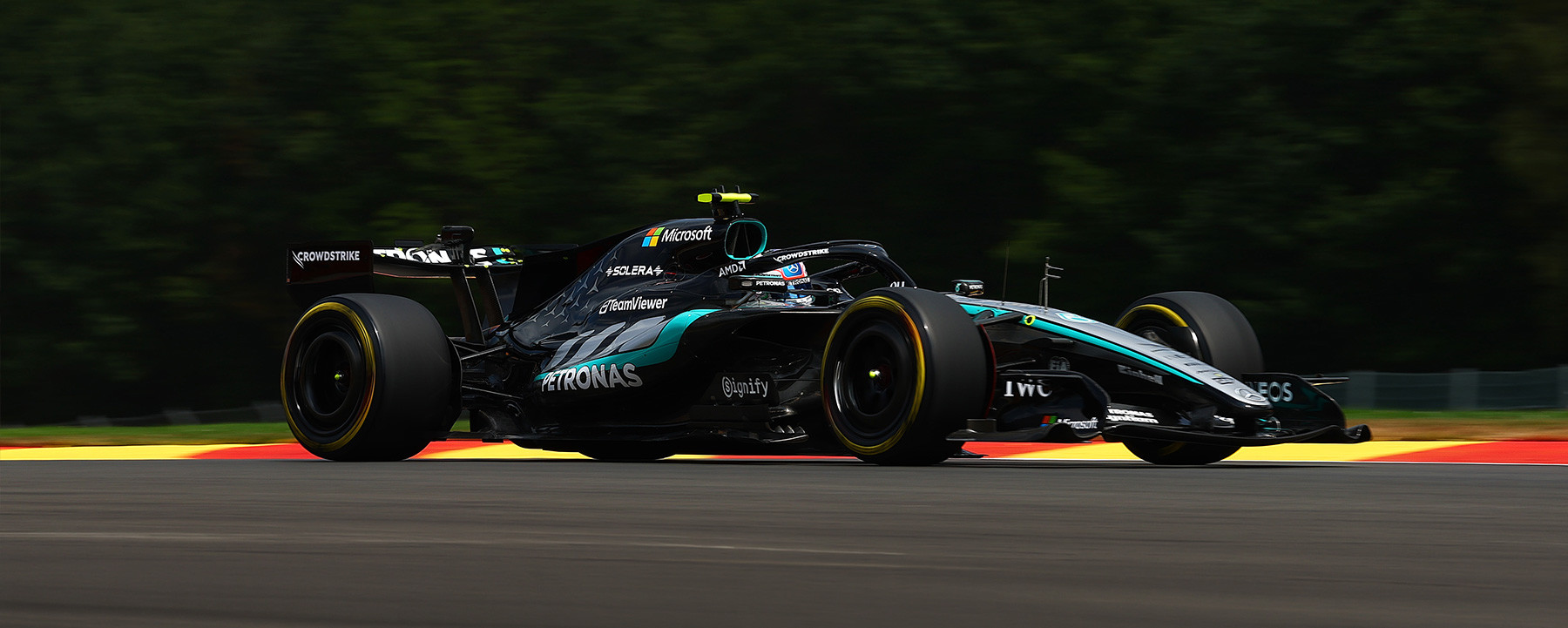 Antonelli quickest on Friday in Belgium