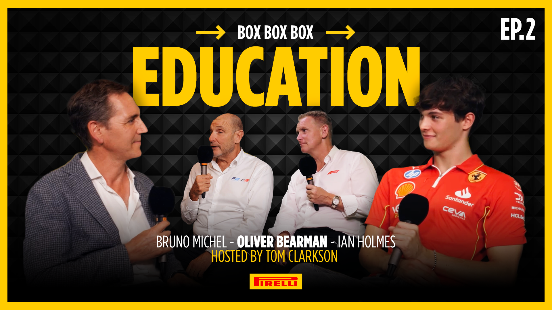 The second episode of “Box Box Box,” the Pirelli vodcast covering all ...