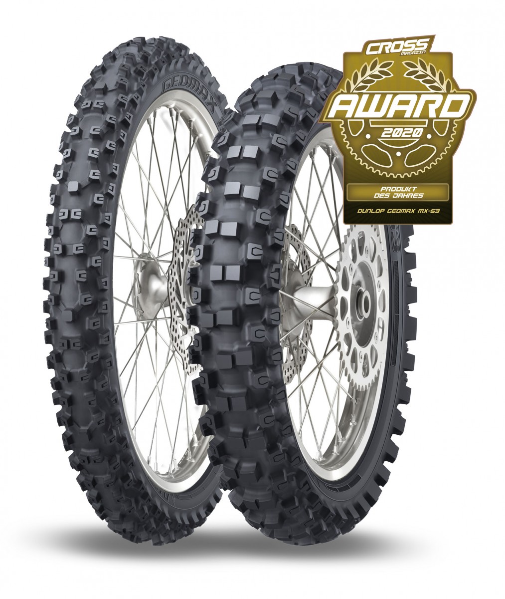 Neumático DUNLOP GEOMAX MX53F TT 42M 70/100 19 Pulgadas Para MOTOCROSS