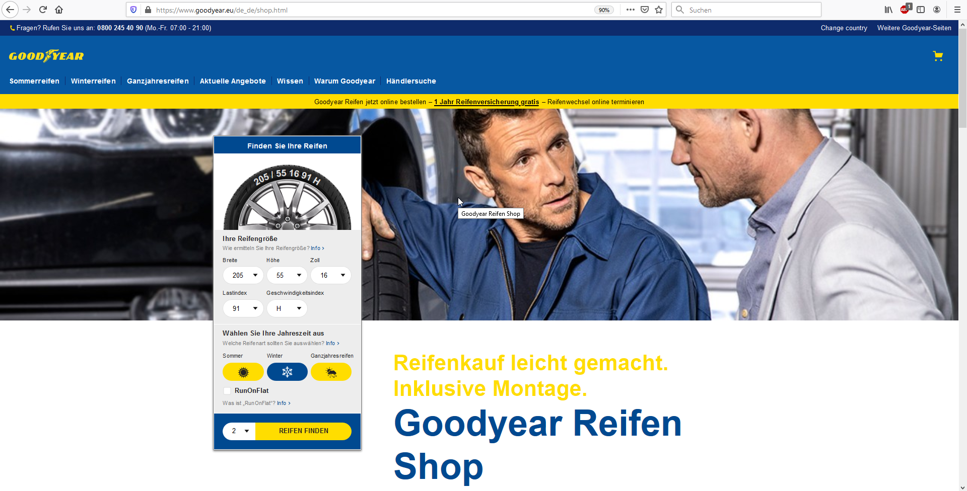 Goodyear launches online tire sales in europe with germany as pilot market