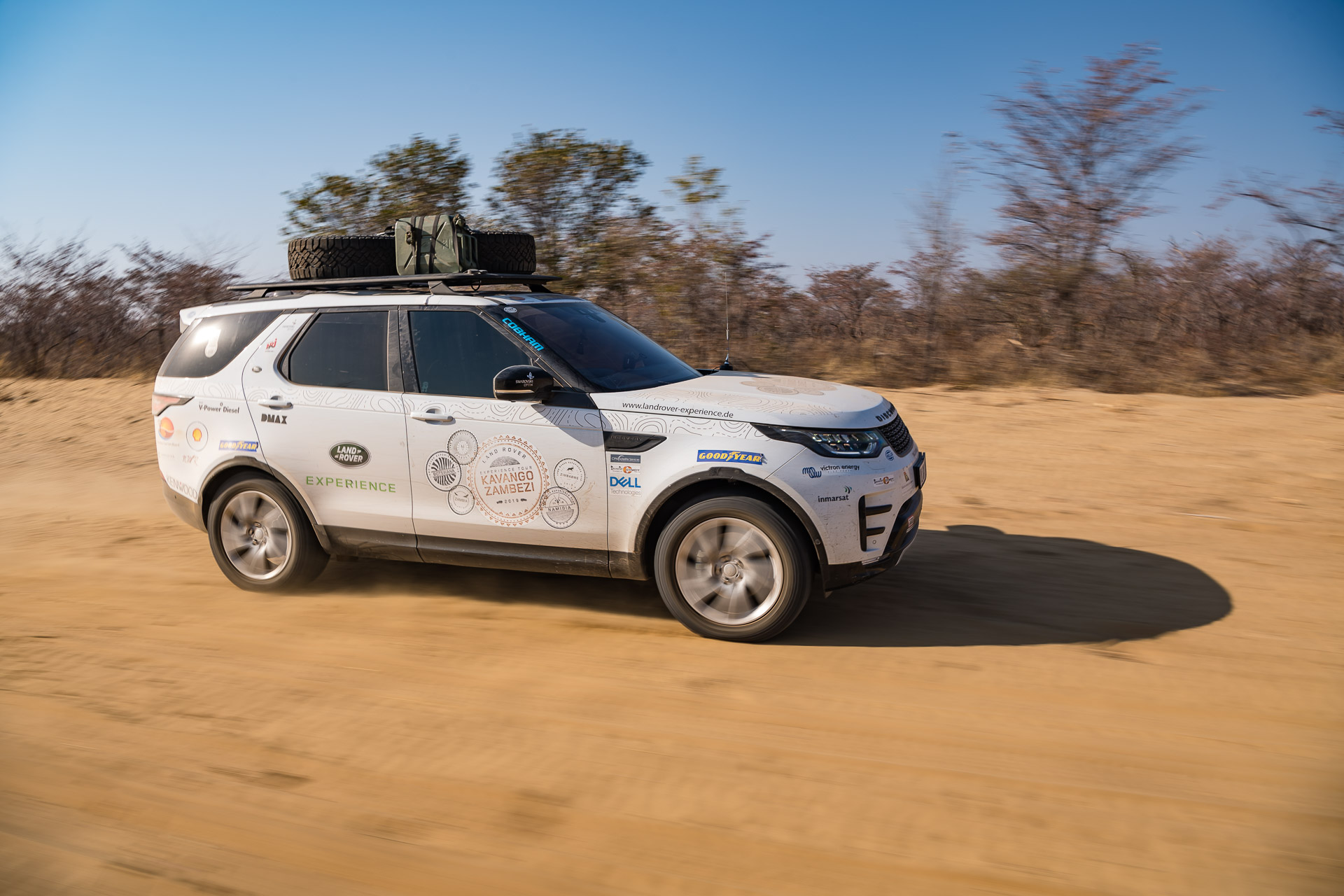 Zimbuginy Land Rover Goodyear official tire partner for Land Rover Experience Tour in ...