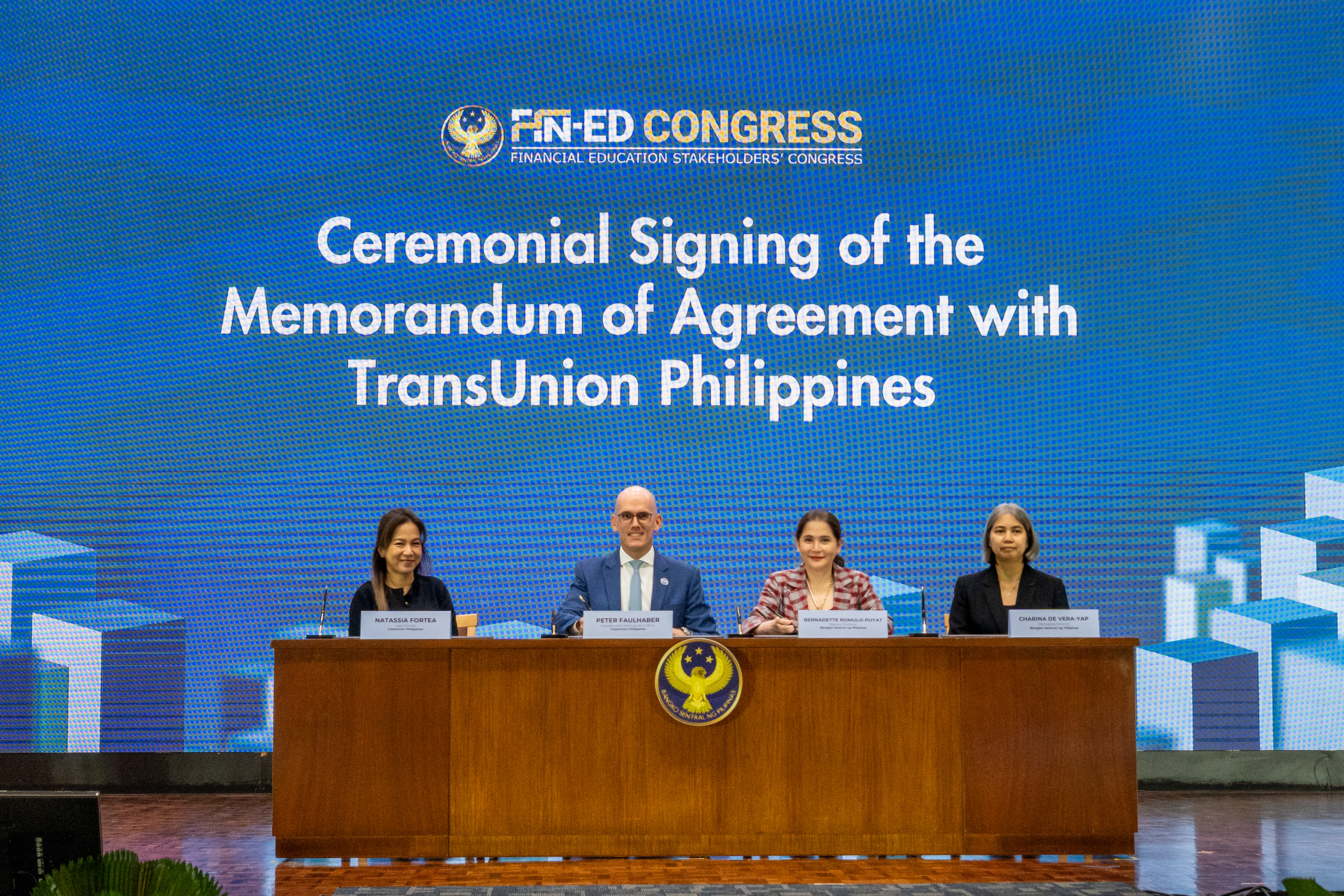 BSP-TransUnion MOA signing