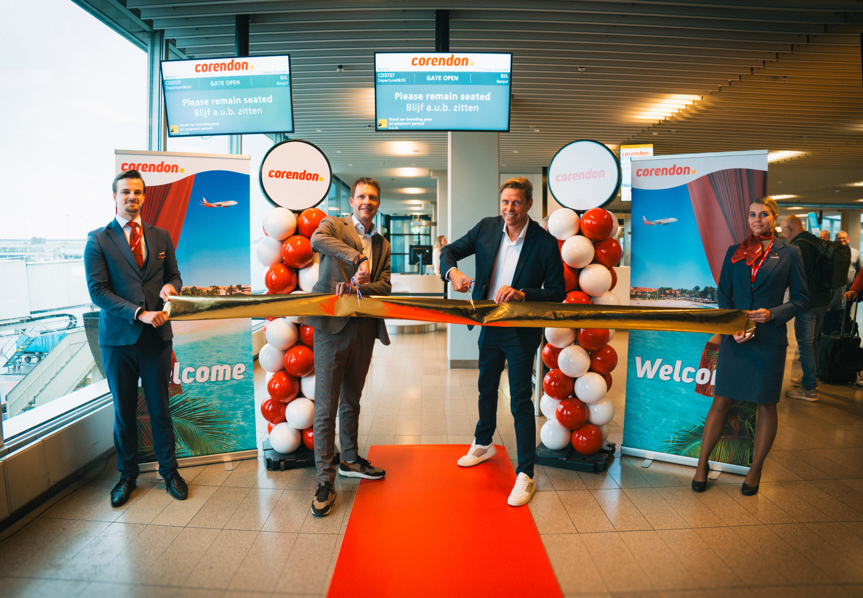 Corendon viert eerste vlucht naar Kaapverdië vanaf Schiphol