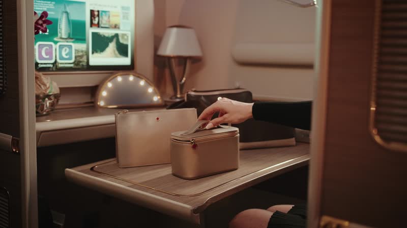 Emirates' New First and Business Class Bvlgari Amenity Kits