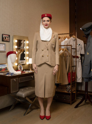 1987 - Emirates Cabin Crew uniform