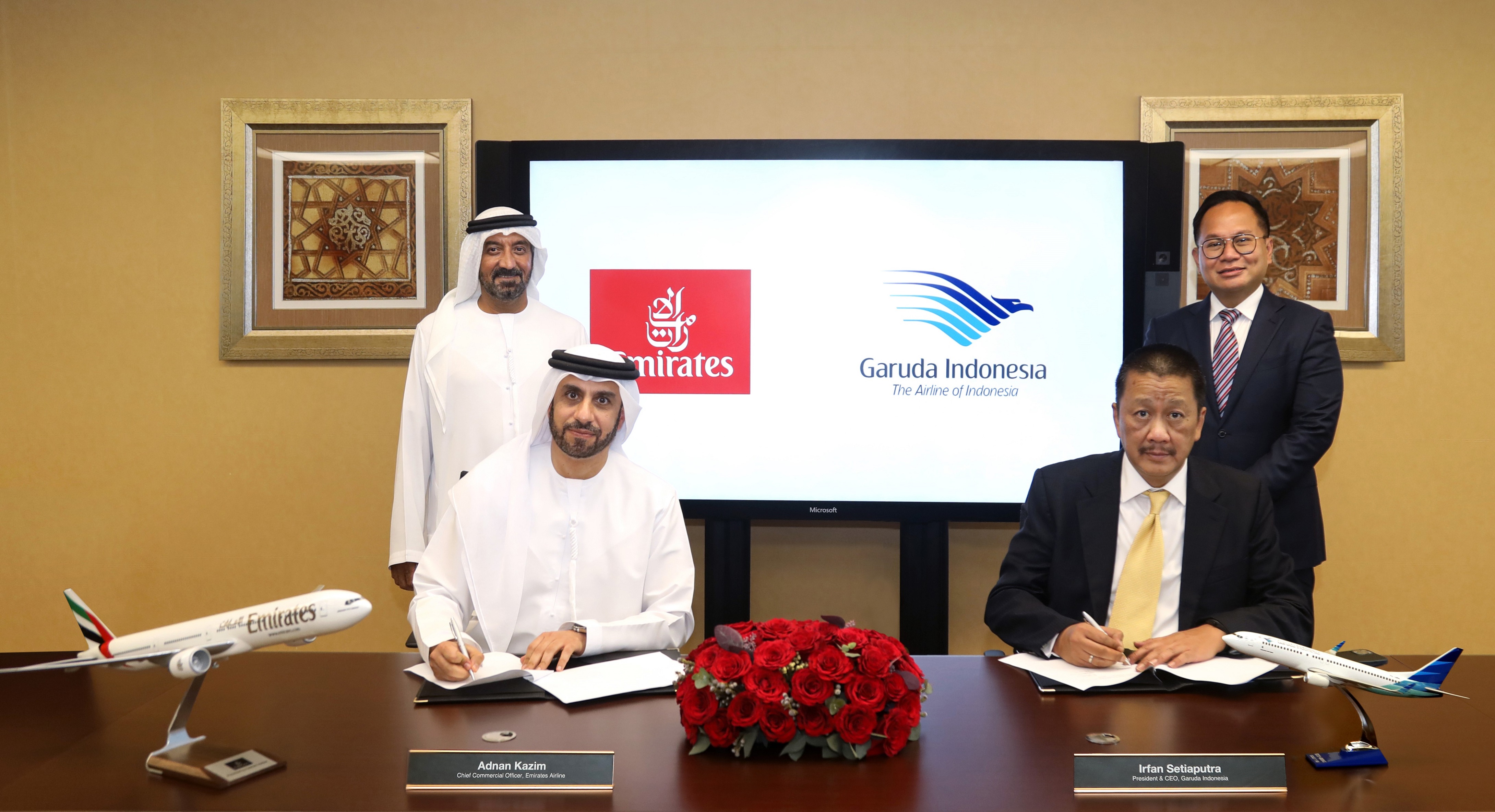 Emirates signs MoU with Garuda Indonesia