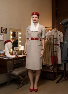 1987 - Emirates 'summer safari' Cabin Crew uniform