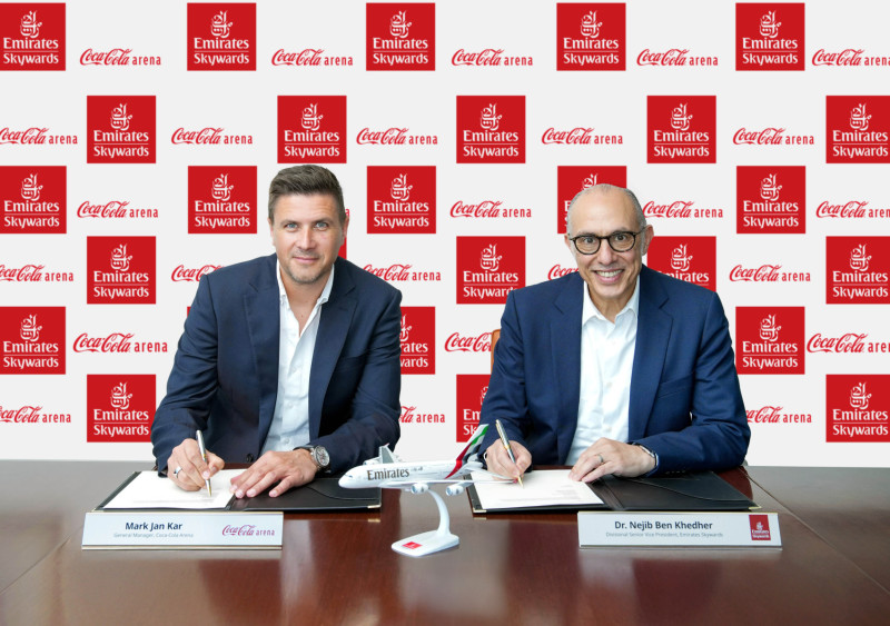Coca Cola Pag De Garde Emirates Skywards s'associe à la Coca-Cola Arena pour offrir à ses