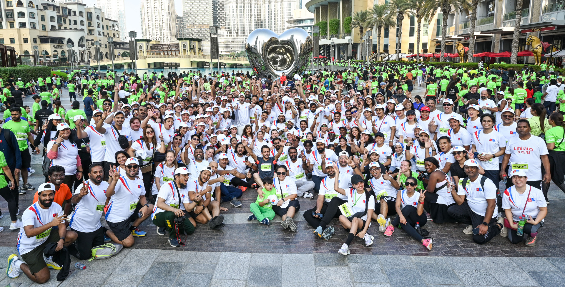 Emirates Group employees at Dubai Run